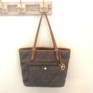 Michael Kors Monogram Medium Tote Bag